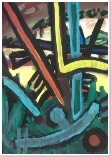 LICHTSTRAHLEN IN DER NACHT